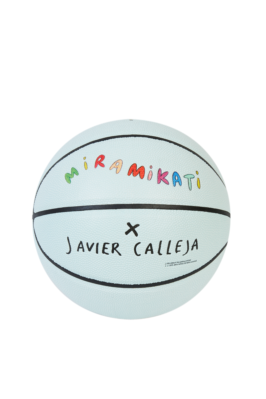 Javier Calleja x Mira Mikati Printed Basketball - Blue