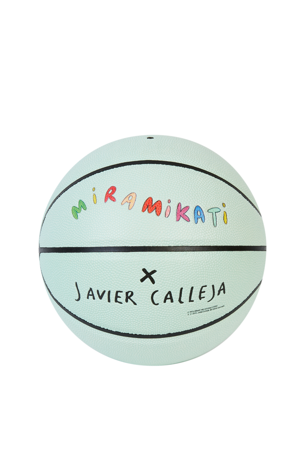 Javier Calleja x Mira Mikati Printed Basketball - Green