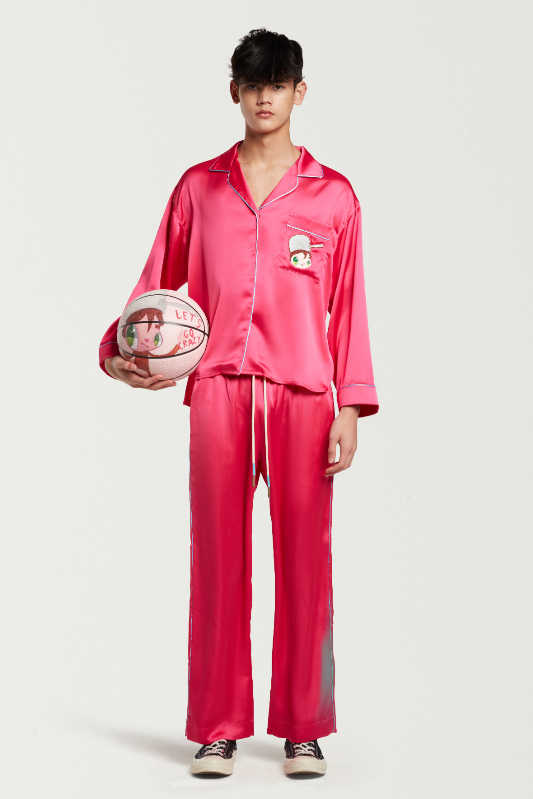 Javier Calleja x Mira Mikati Printed Basketball - Pink