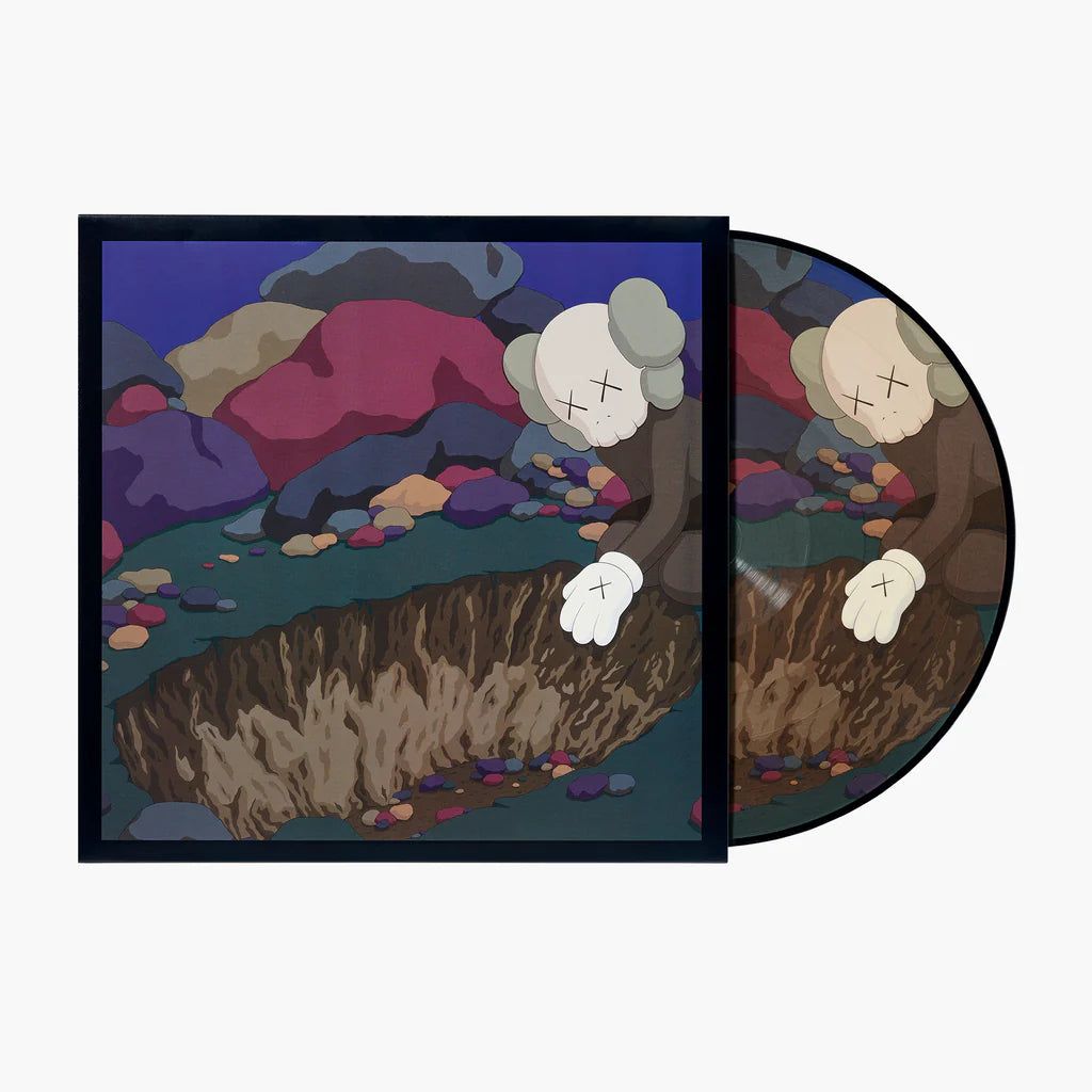 KAWS x Interscope Records x Snoop Dog DoggyStyle, 2023 Gallery Picture Disc 11.5 x 11.5 in  Created in celebration of Interscope's 30th Anniversary "Interscope Reimagined." Exclusive artwork designed by KAWS. High quality picture disc matching album artwork.
