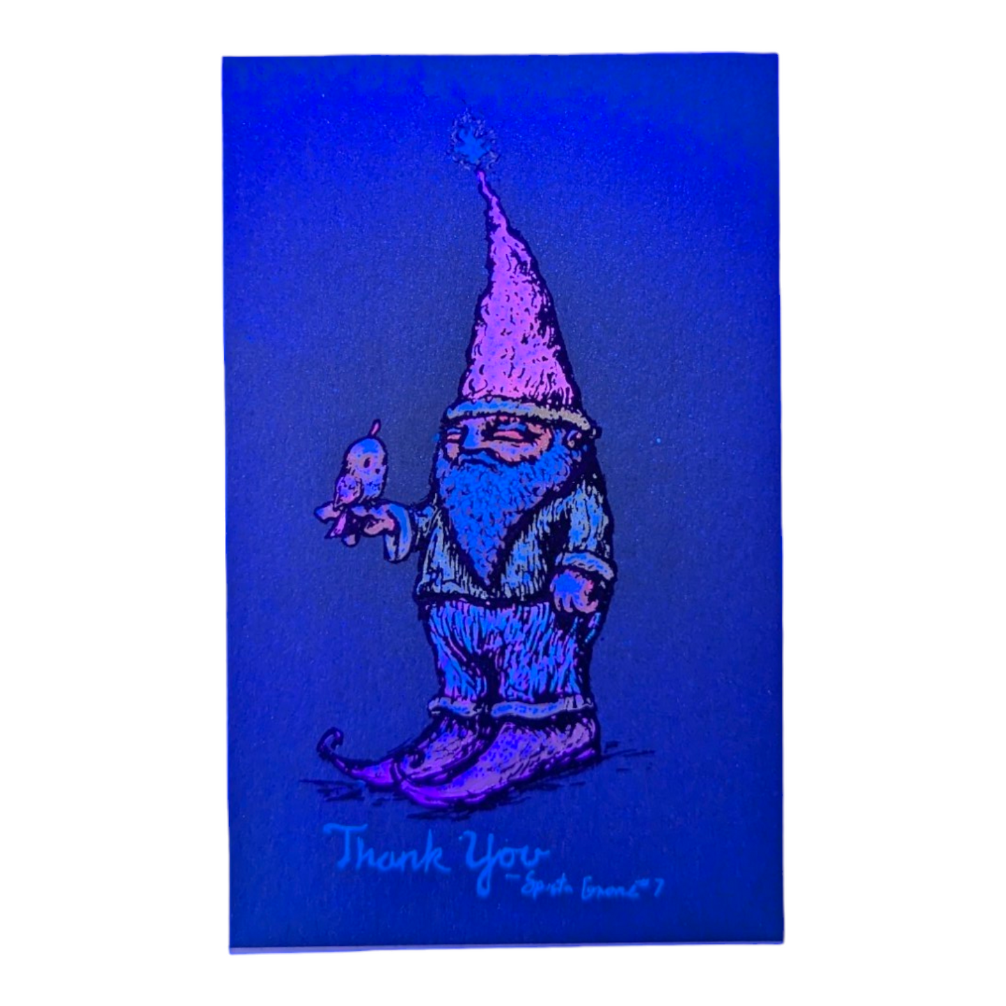 Marq Spusta Gnome #7 (Green), 2014 Screen print  5 x 3 in  Plate signed