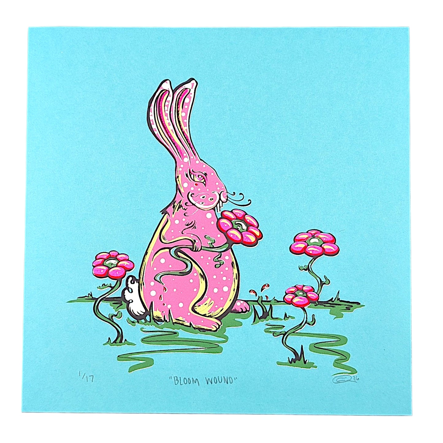 Chandler Condon "Bloom Wound (Turquoise)" Print