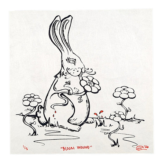 Chandler Condon "Bloom Wound (Red Blood)" Print