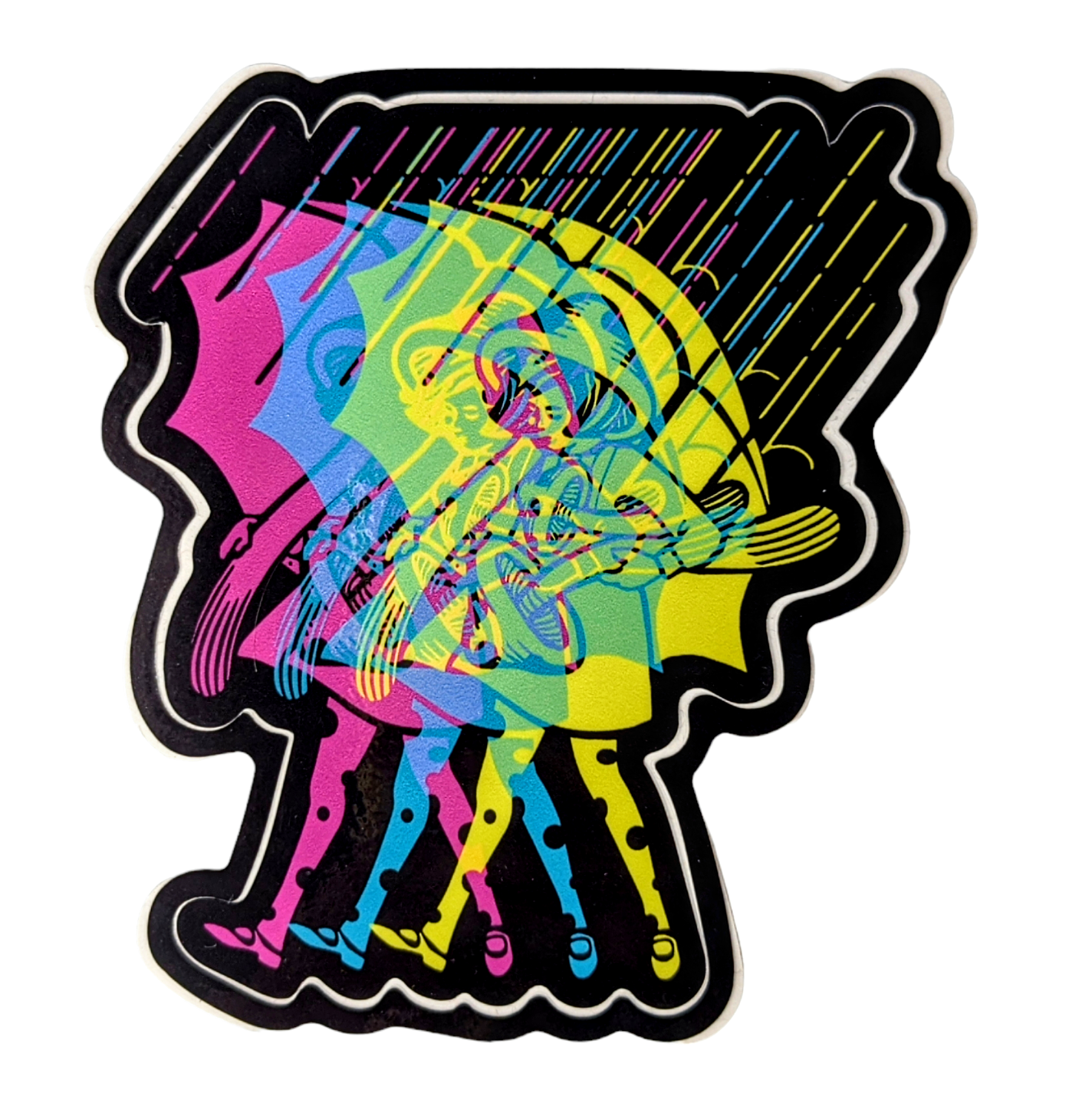Slinger Mushroom Girl Sticker  Includes (1) 4” vinyl die cut sticker
