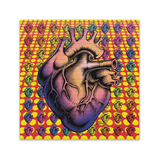 Rick Griffin Estate “Anatomic Heart” Blotter Print