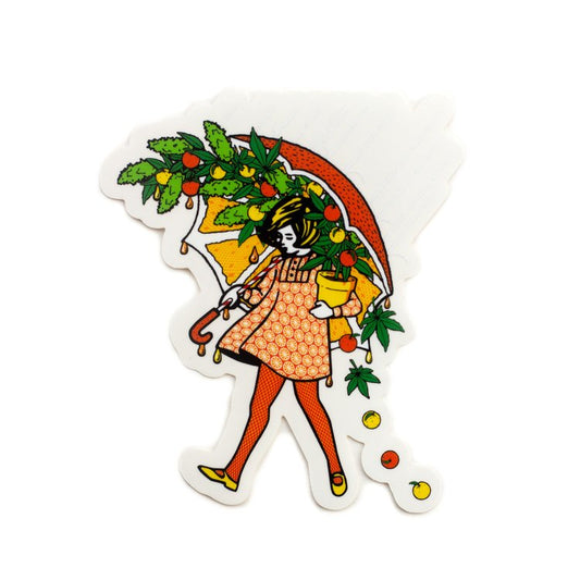Slinger Citrus Terp Girl Sticker