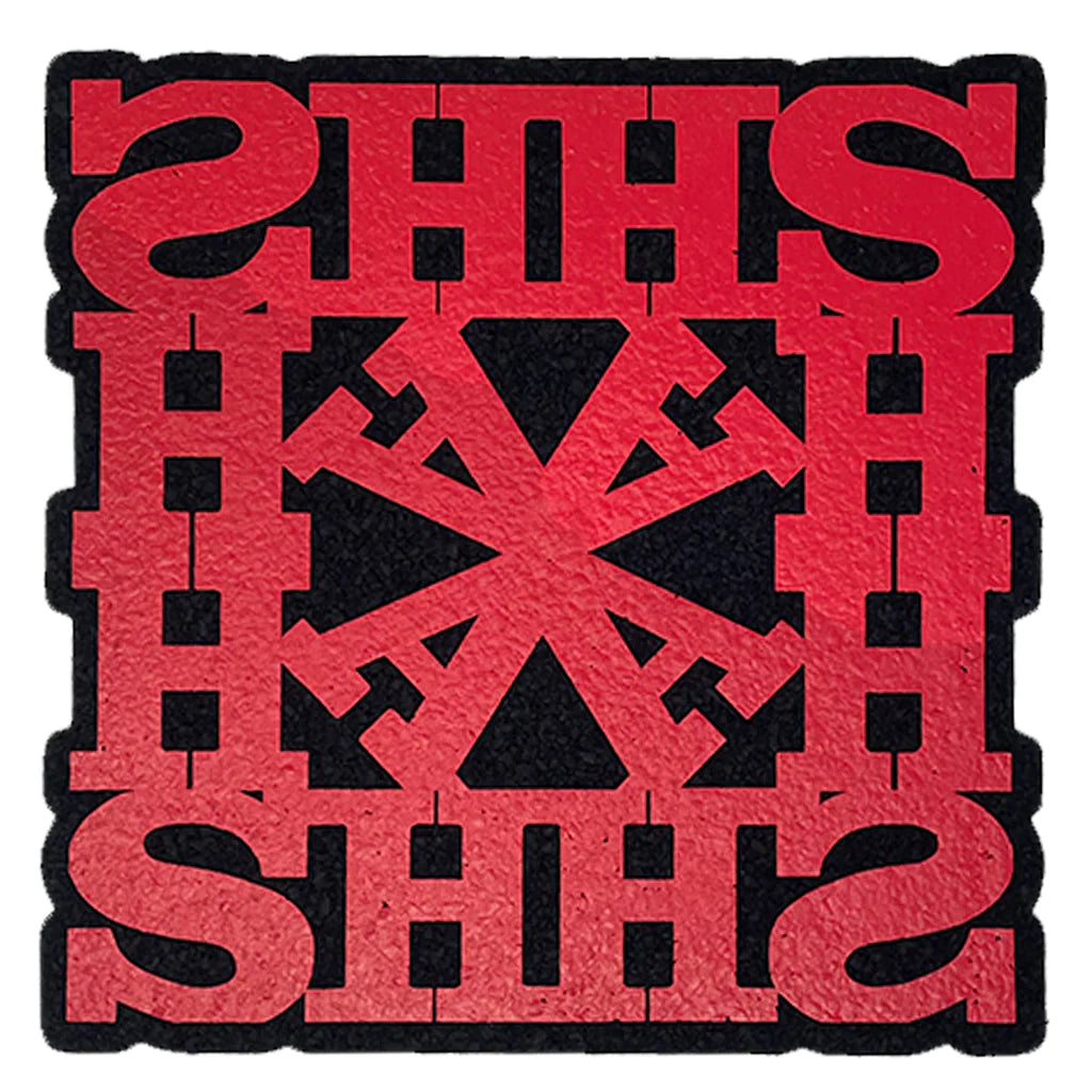 Wookerson HashSimilie (Red) Screen Print on Moodmat 12 x 12 in die cut Edition of 150