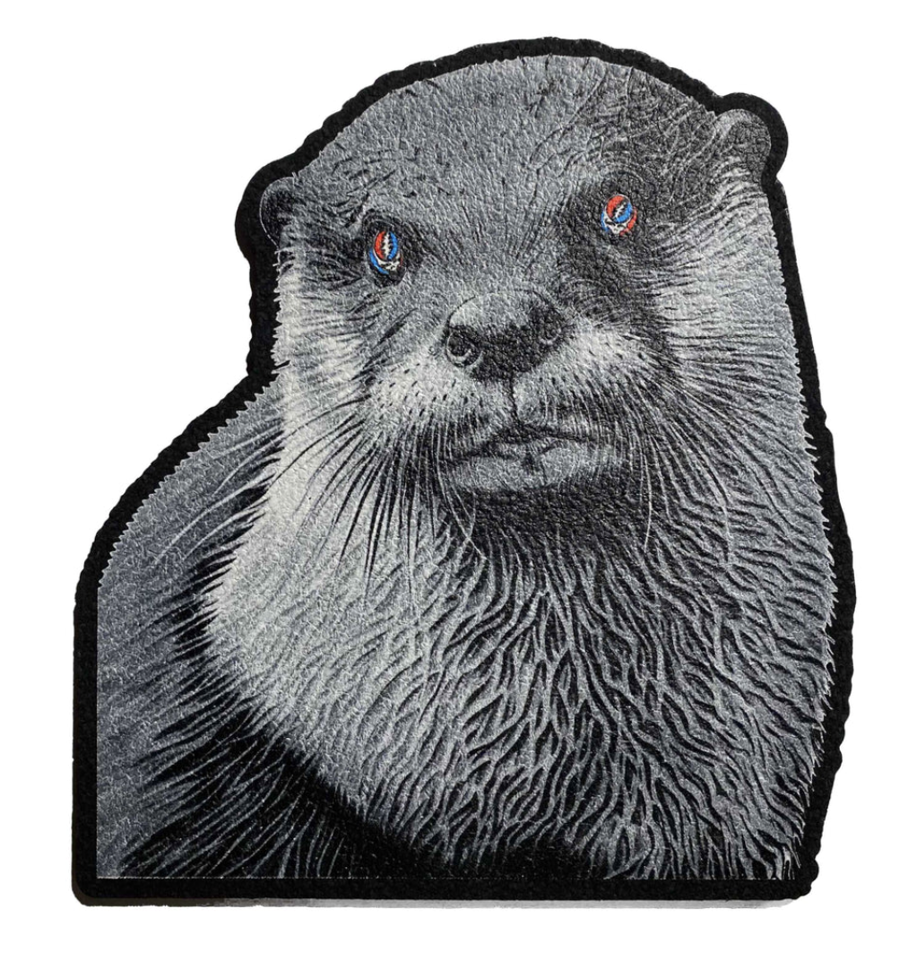 Wookerson The Otter One, 2023 Screen Print on Moodmat 13 x 15.5 in die cut