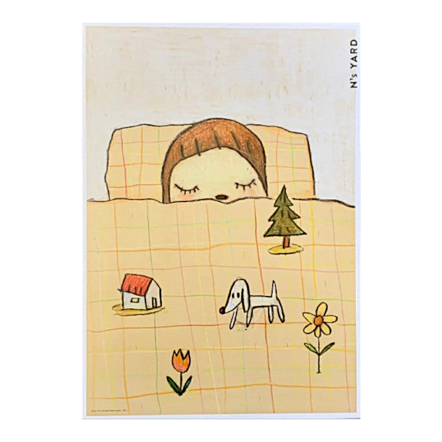 Yoshitomo Nara
Dream Time
Offset Lithograph
14.3 × 20.3 in
