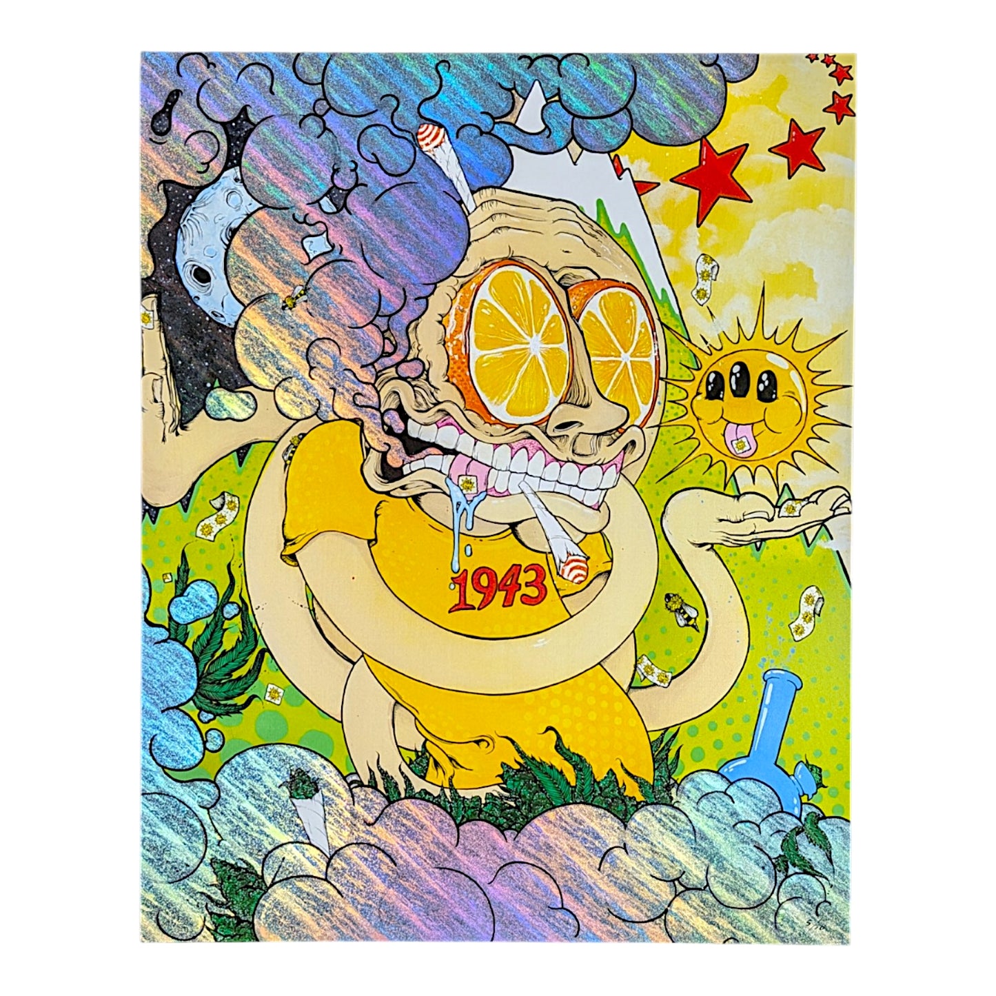 Aaron Brooks
1943 (Rapture Foil), 2026 
Giclée print on cold pressed cotton paper
16 x 20 in
Edition of 10 

Hand numbered in lower right corner. Accompanied by Certificate of Authenticity hand signed + numbered by the artist. 
