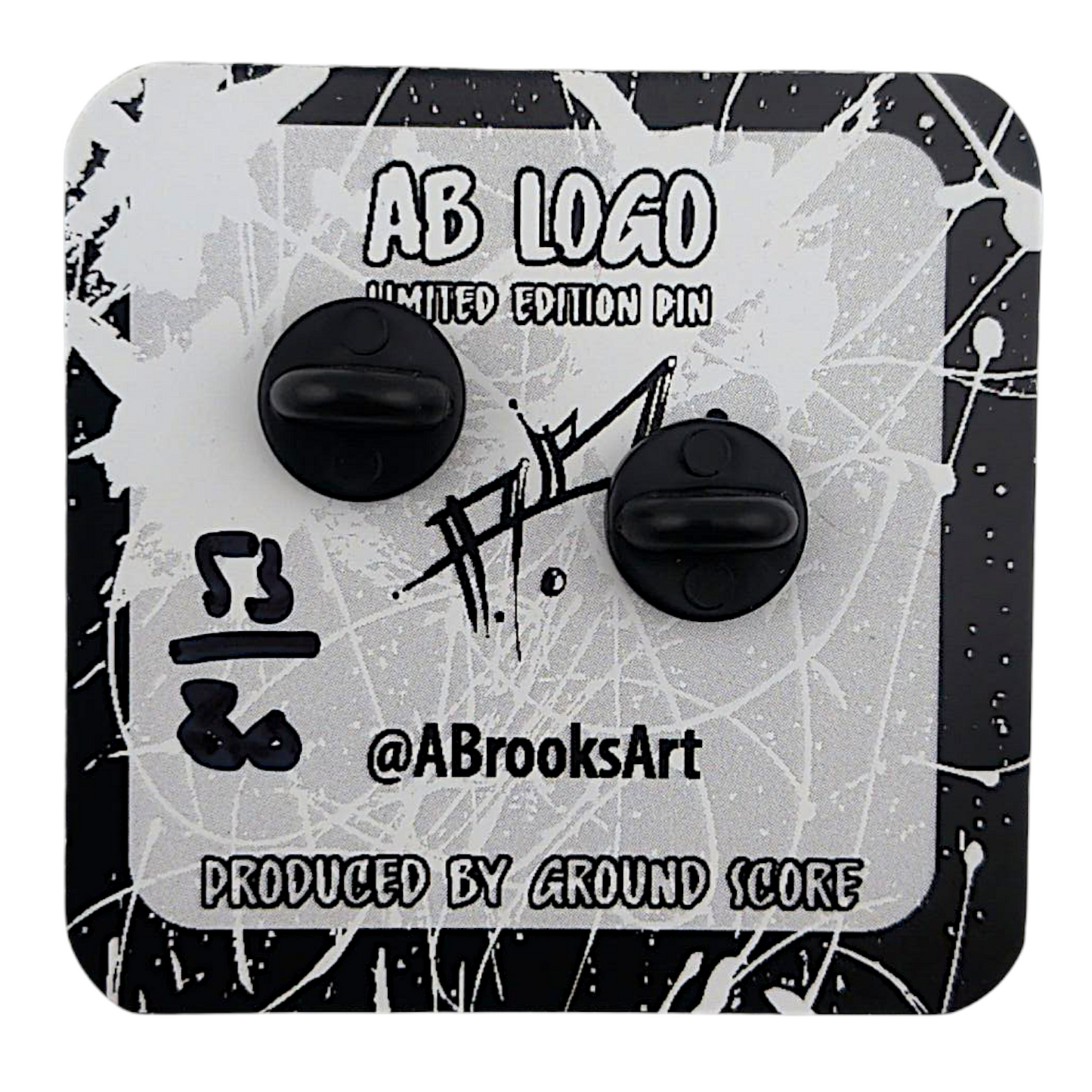 Aaron Brooks x Ground Score "AB Logo" Mini Pin - LE 80