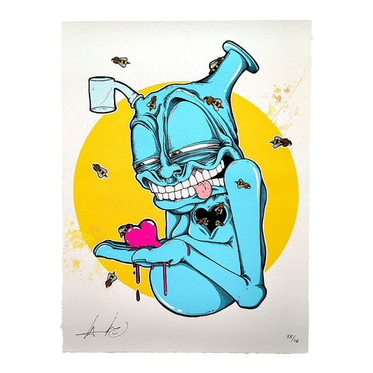 Aaron Brooks 
Consider Dabs (Yellow), 2025
Archival Pigment Print on Cold Press cotton paper with hand deckled edges 
12 x 16 in

Hand Signed + Numbered by the artist. Printed in Colorado by CIK STUDIOS.