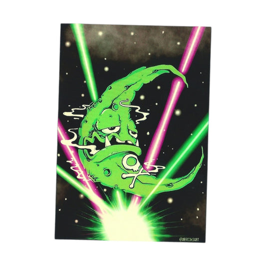 Aaron Brooks "Dark Side of the Weez (Neon)" Sticker