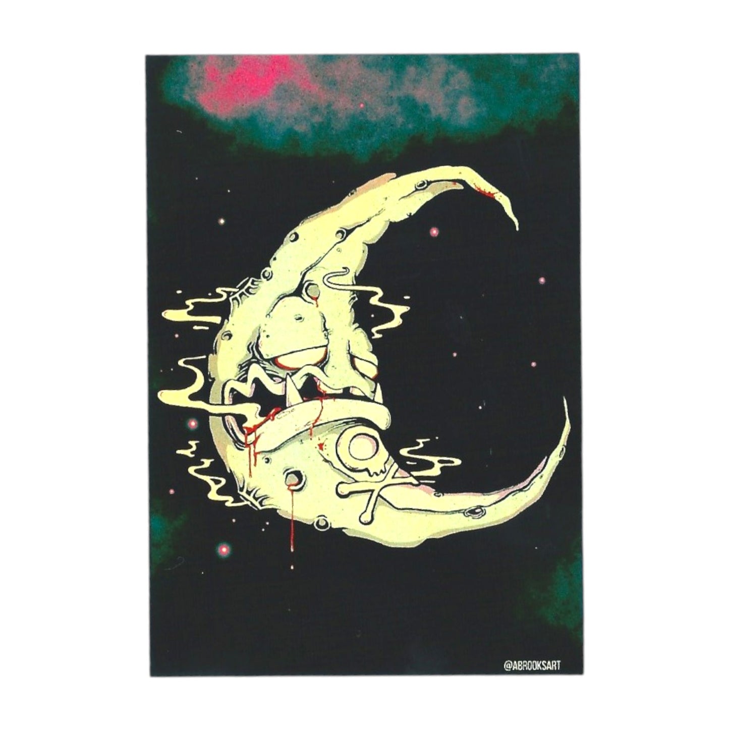 Aaron Brooks "Dark Side of the Weez (Zombie)" Sticker