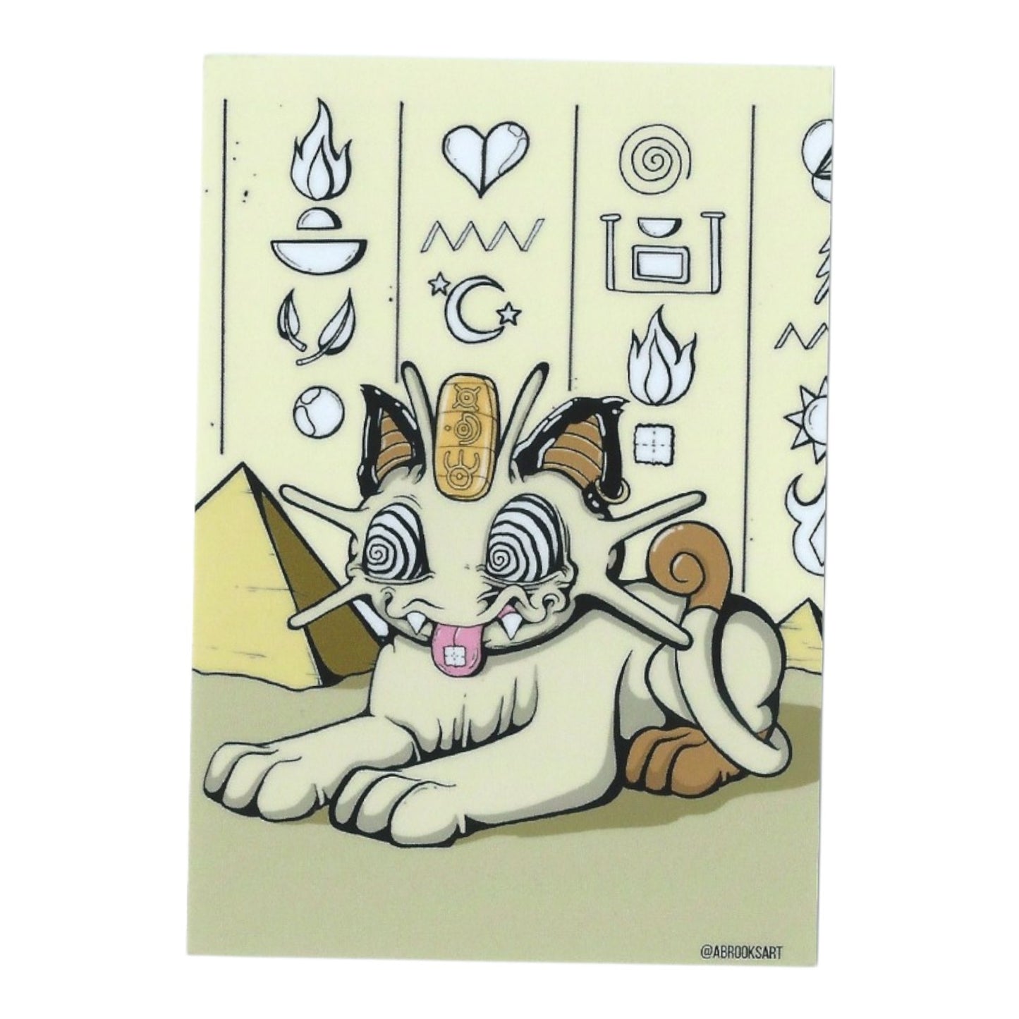 Aaron Brooks "Fluff-Meowth (Original Colorway)" Sticker