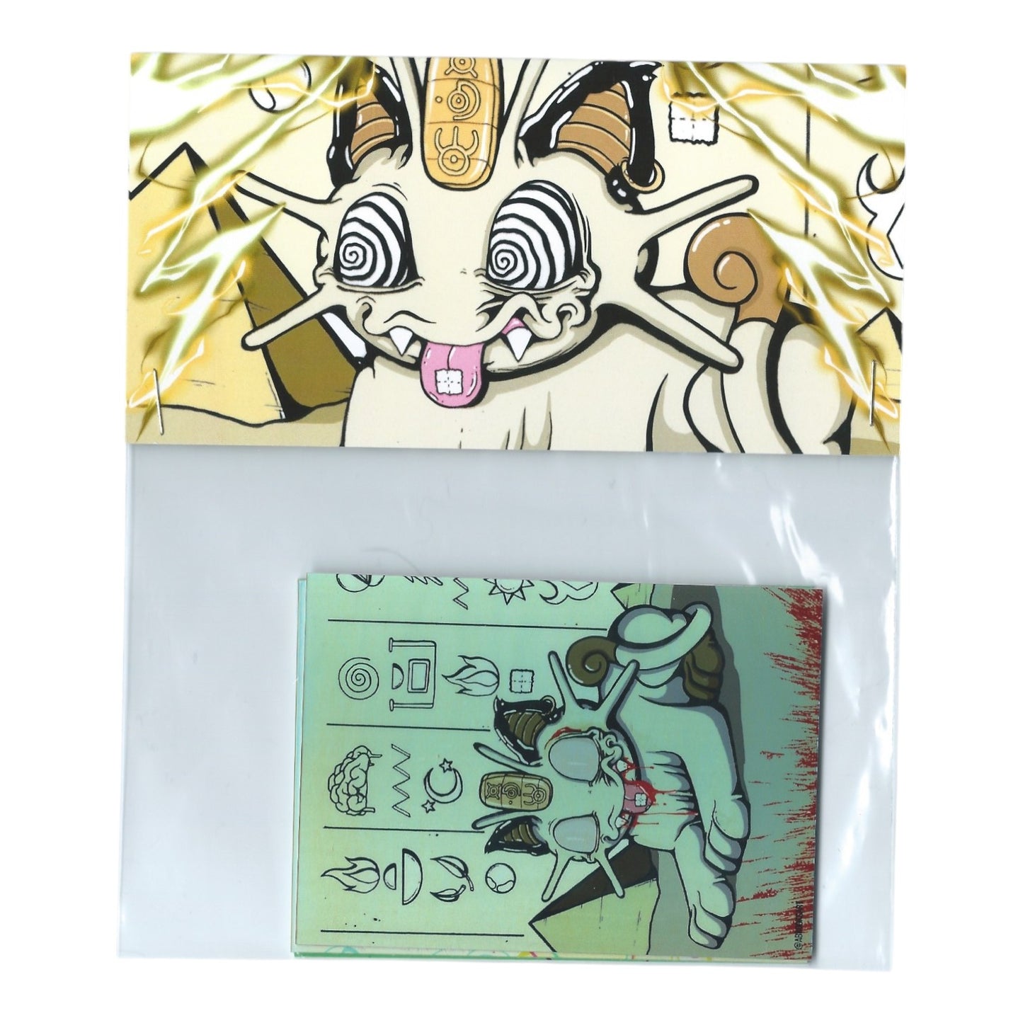 Aaron Brooks "Fluff-Meowth" Sticker Pack