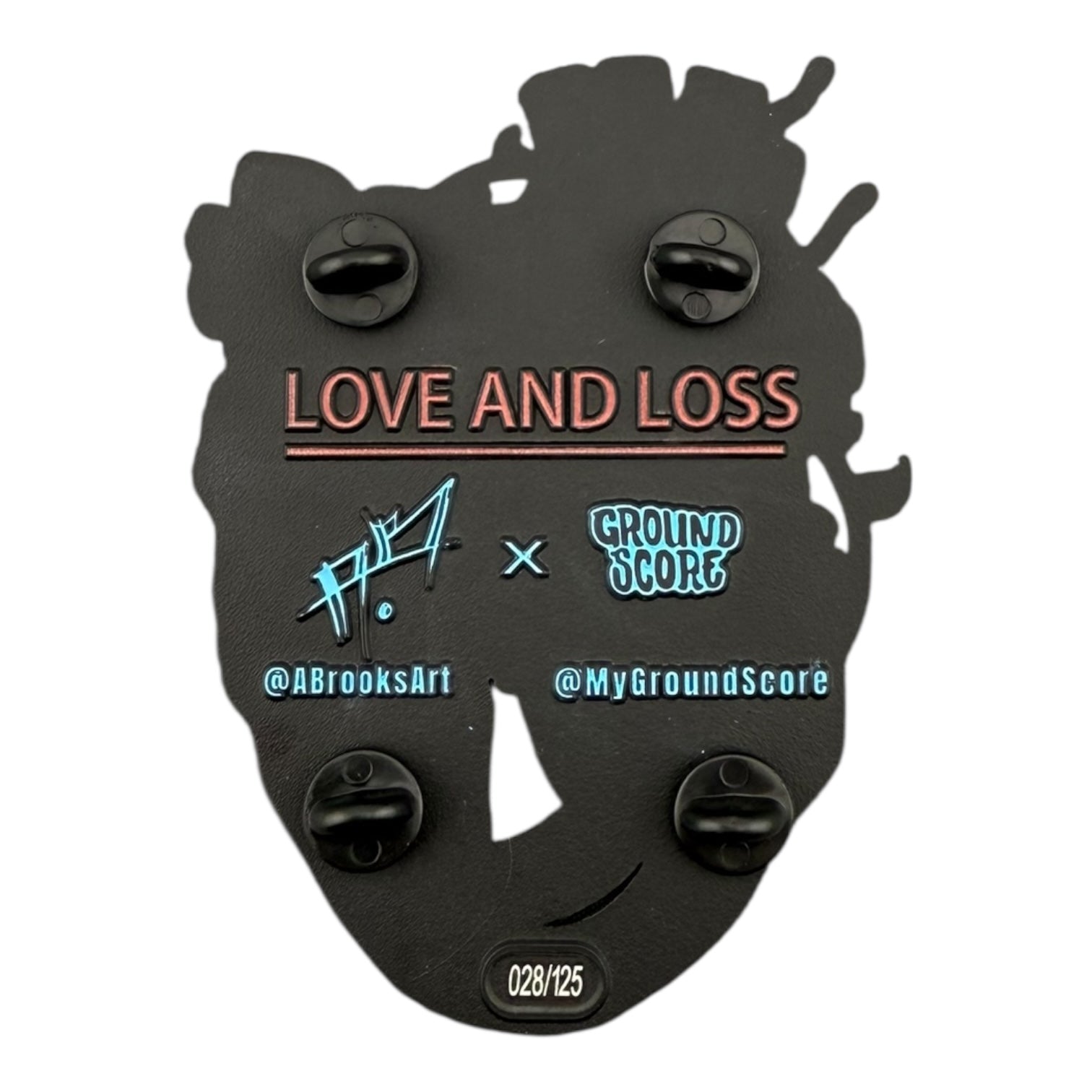 Aaron Brooks x Ground Score "Love and Loss" Pin