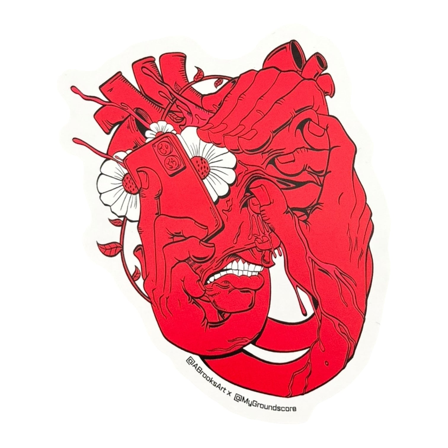 Aaron Brooks x Ground Score "Love and Loss" Sticker