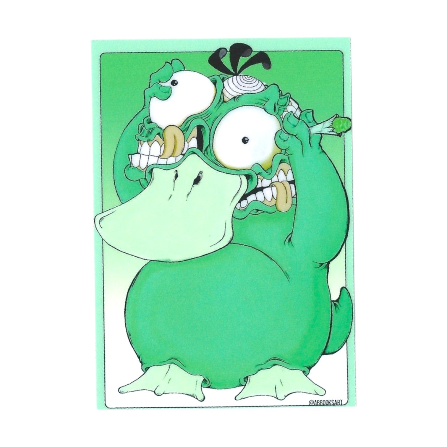 Aaron Brooks "Psychedeluck (Mint)" Sticker