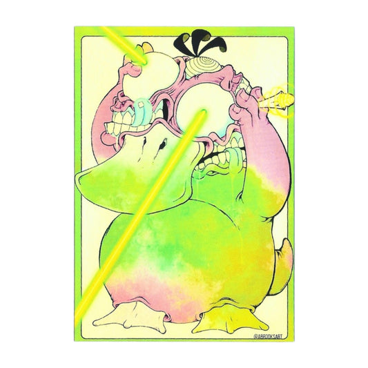 Aaron Brooks "Psychedeluck (Neon)" Sticker