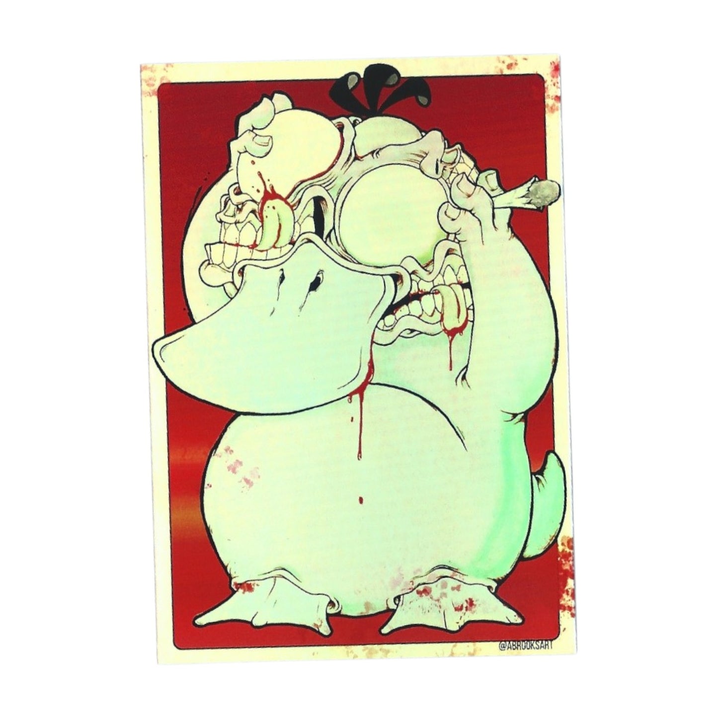 Aaron Brooks "Psychedeluck (Zombie)" Sticker