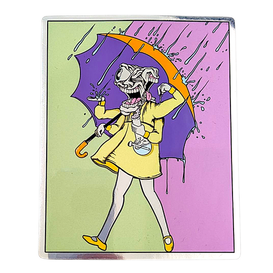 Aaron Brooks Slinging in the Rain Sticker