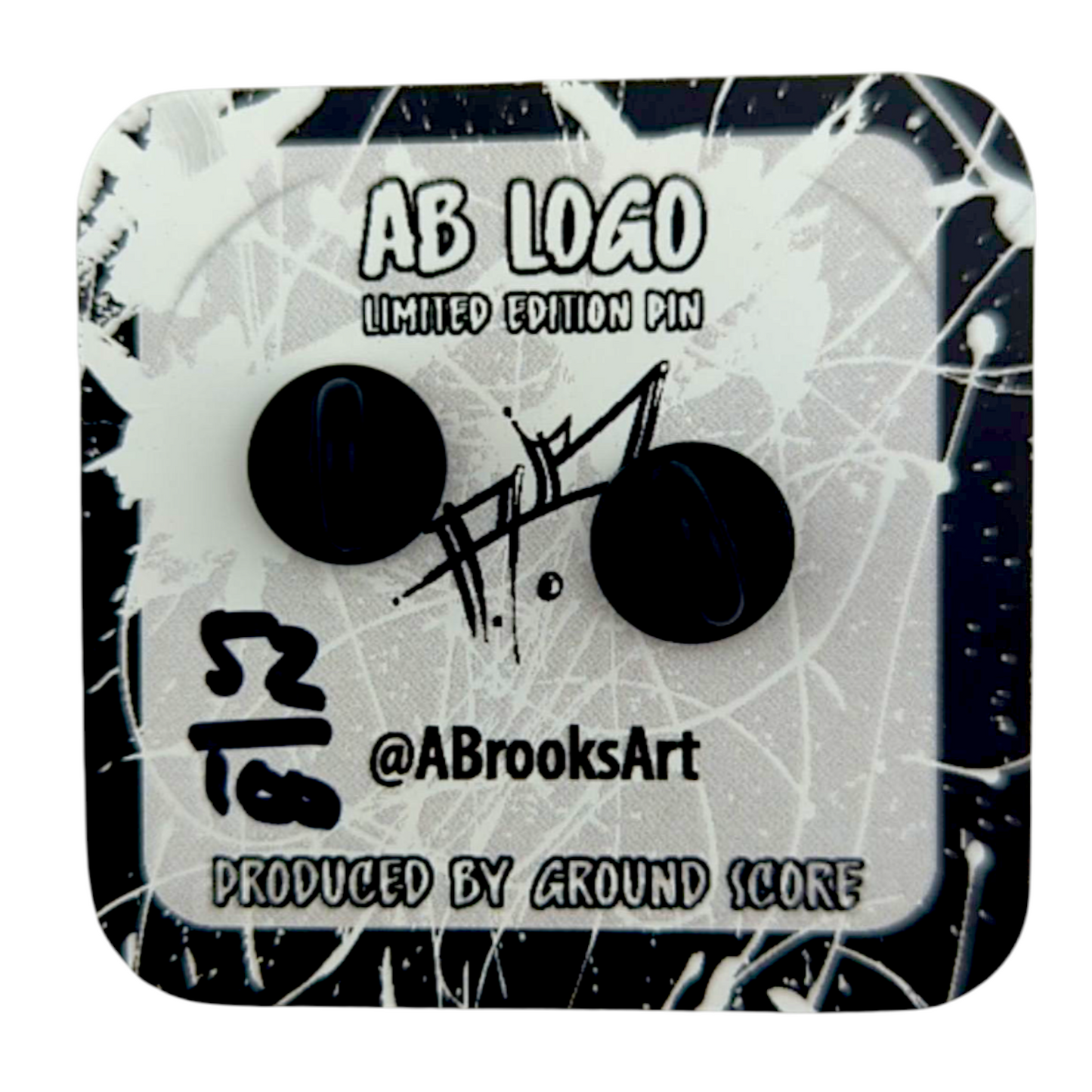 Aaron Brooks x Ground Score
AB Logo, 2025
Enamel pin
Approx. 1.25 x .5 in
Edition of 100