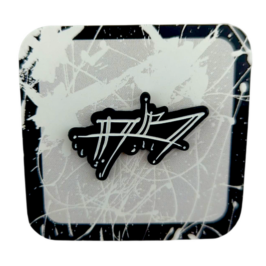 Aaron Brooks x Ground Score
AB Logo, 2025
Enamel pin
Approx. 1.25 x .5 in
Edition of 100