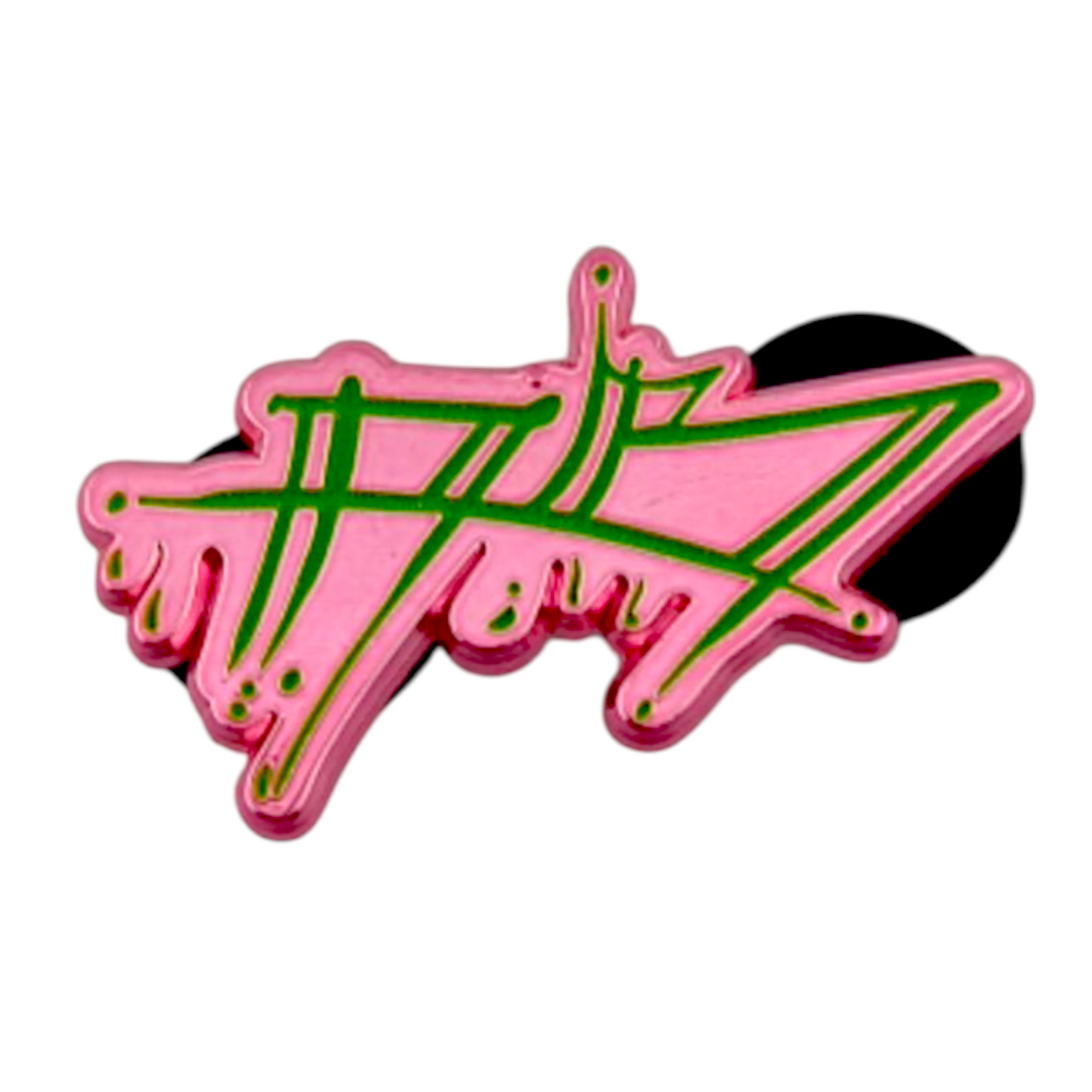 Aaron Brooks x Ground Score
AB Logo, 2025
Enamel pin 
Approx. 1.25 x .5 in
Edition of 60
