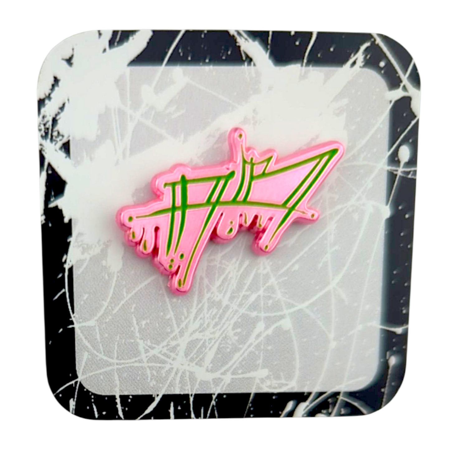 Aaron Brooks x Ground Score
AB Logo, 2025
Enamel pin 
Approx. 1.25 x .5 in
Edition of 60