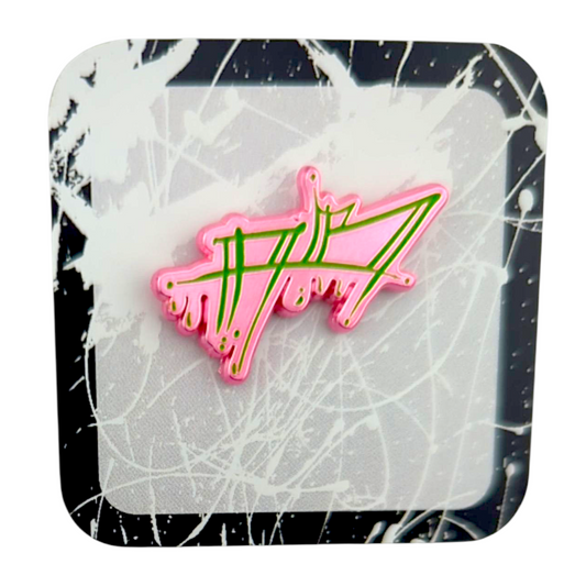 Aaron Brooks x Ground Score
AB Logo, 2025
Enamel pin 
Approx. 1.25 x .5 in
Edition of 60