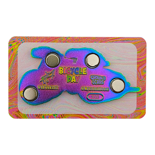 Aaron Brooks x Ground Score "Bike Day" Magnet - LE 25