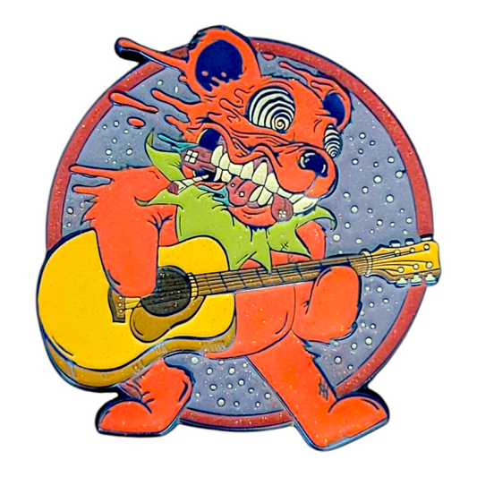Aaron Brooks x Ground Score "Billy Bear" Magnet - Orange