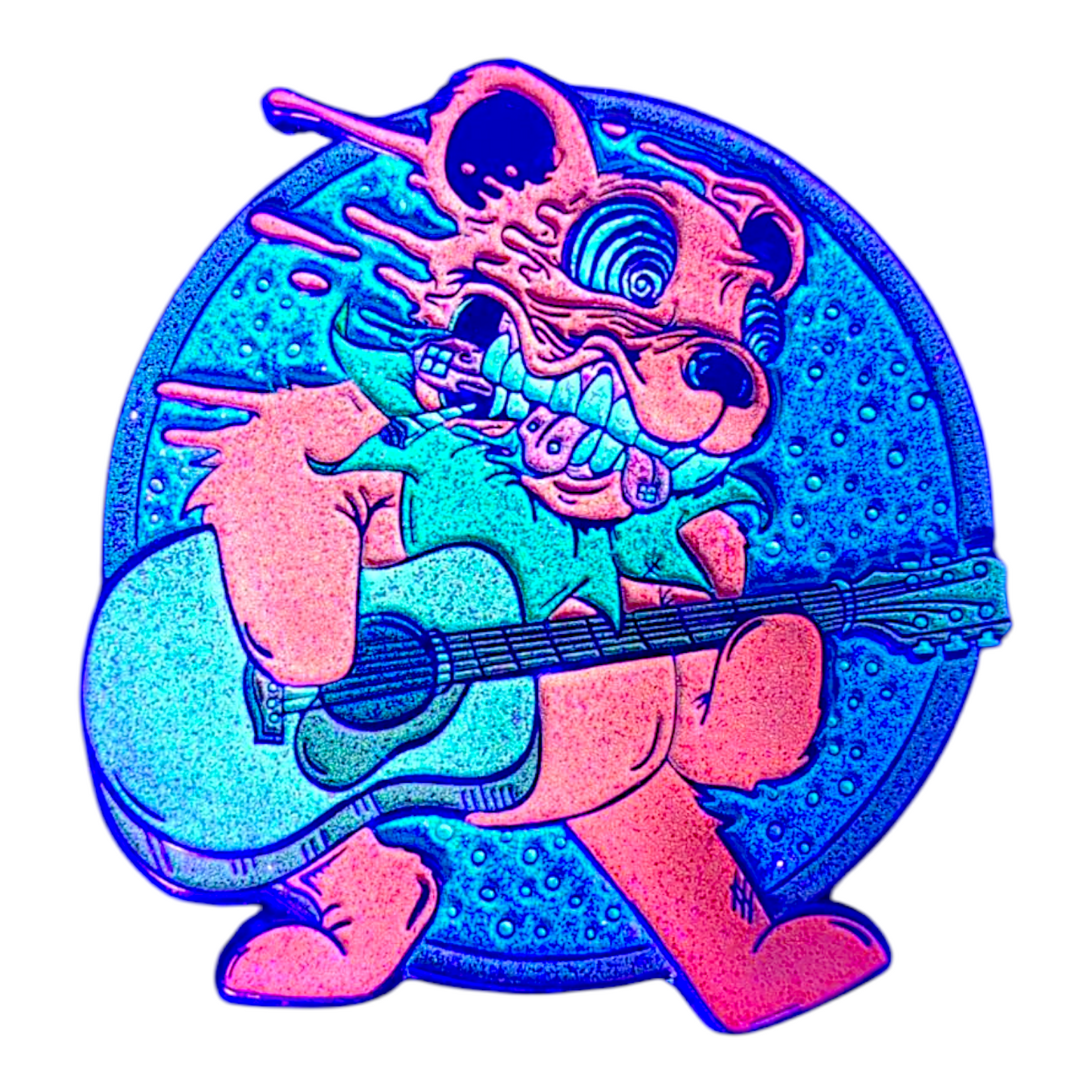 Aaron Brooks x Ground Score "Billy Bear" Magnet - Orange