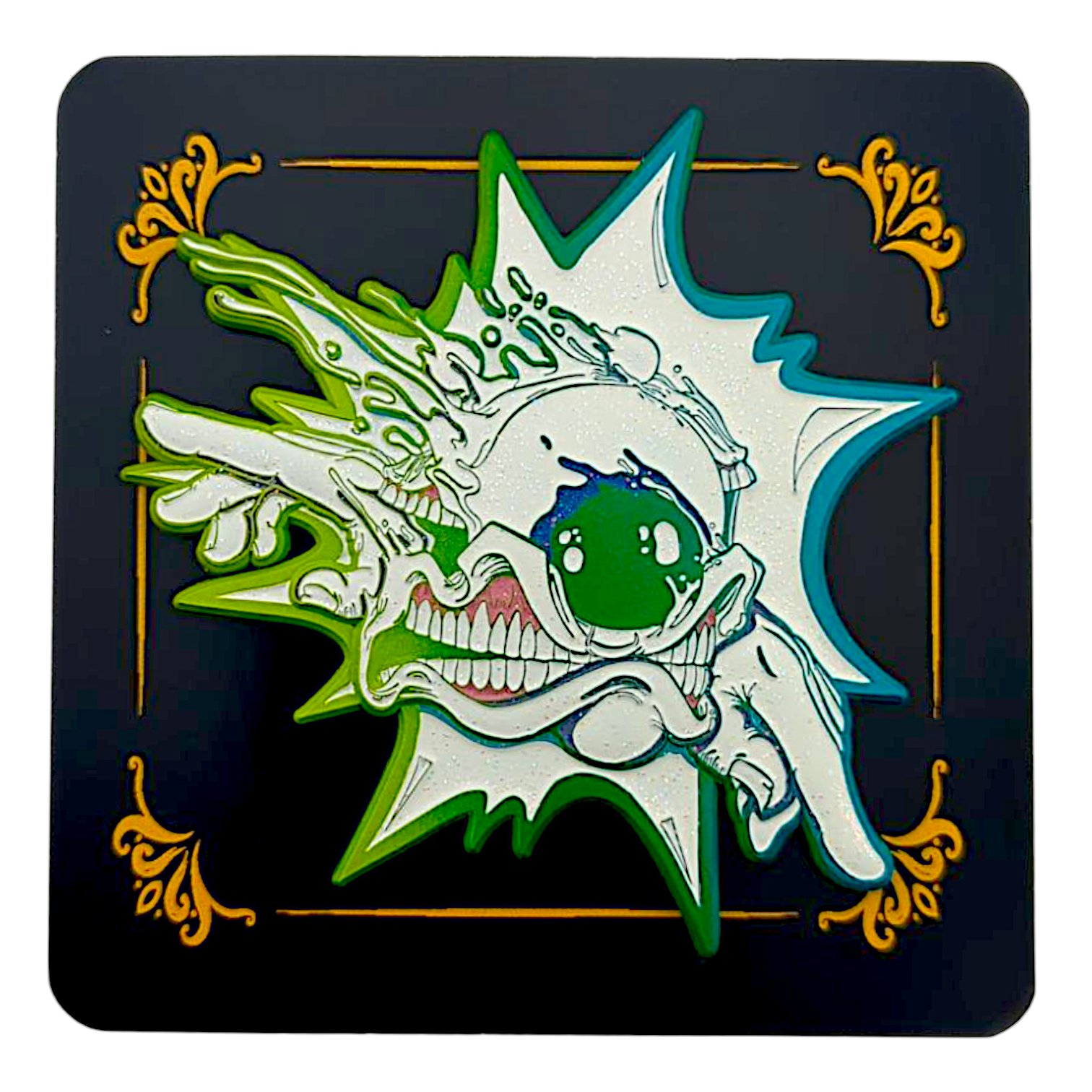 Aaron Brooks x Ground Score 
Cyclops Rocks V, 2025 
3D Enamel pin 
Approx. 3 x 3 in 
Edition of 40 