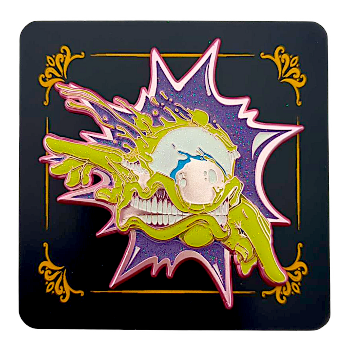 Aaron Brooks x Ground Score 
Cyclops Rocks V, 2025 
3D Enamel pin 
Approx. 3 x 3 in 
Edition of 60 