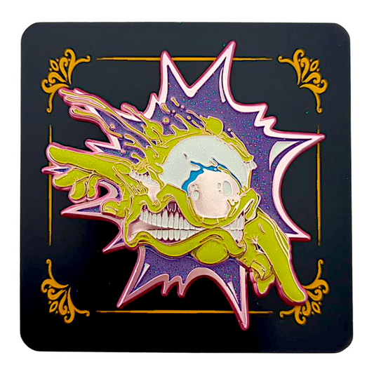 Aaron Brooks x Ground Score 
Cyclops Rocks V, 2025 
3D Enamel pin 
Approx. 3 x 3 in 
Edition of 60 