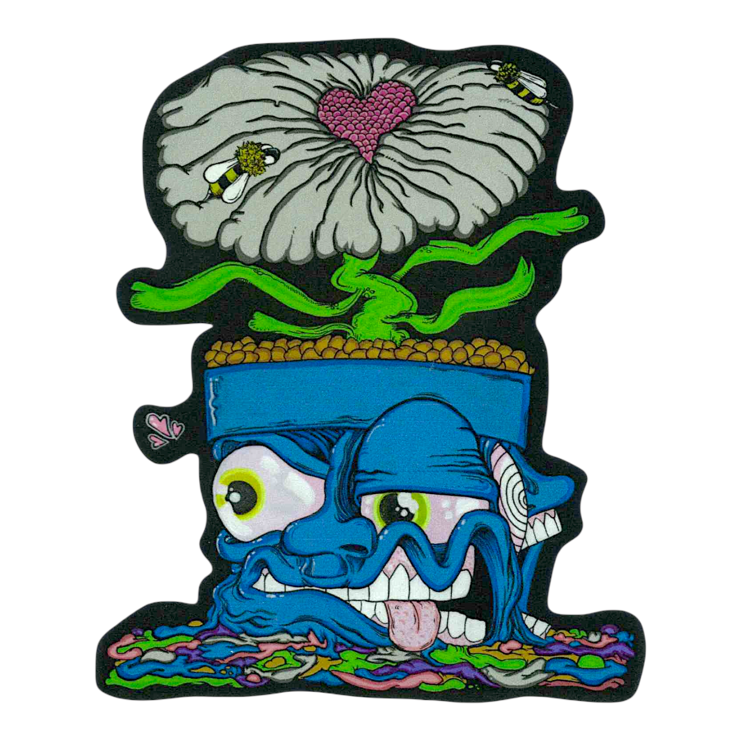 Aaron Brooks x Vincent Gordon (Melty Bros) Choose Love Pot Sticker