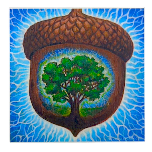 Alex Grey Acorn Dream Sticker