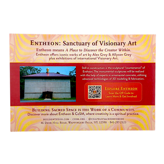 Alex Grey 
Entheon 
Art Card / Handbill 
4 x 6 in 