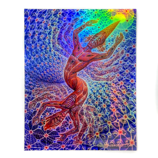 Alex Grey The Great Turn Holographic Sticker