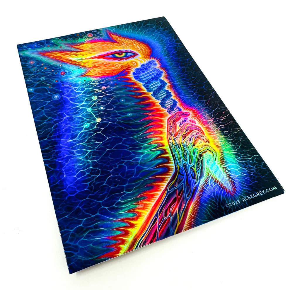 Alex Grey The Torch Holographic Sticker