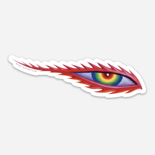 Alex Grey Torch Eye Sticker