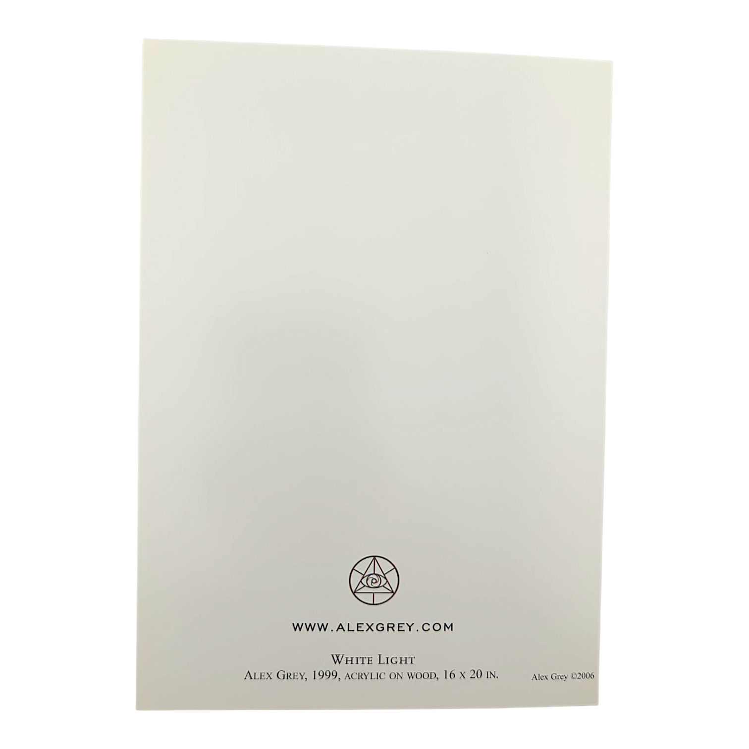 Alex Grey
White Light
Notecard
5 x 7 in