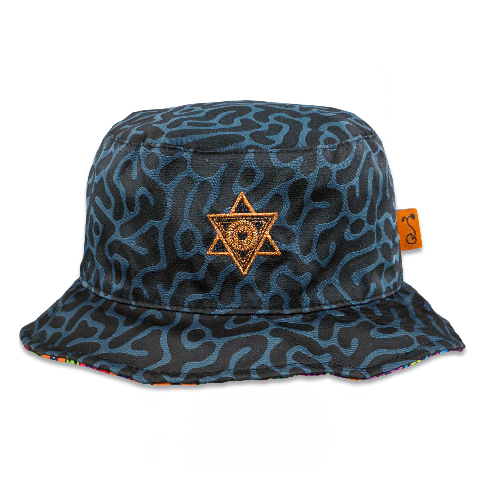 Android Jones Kilgore Trout Reversible Bucket Hat
- Fully Reversible
- Sublimation Printing
- Embroidered Artwork
- Stash Pocket
- Limited Edition of 300