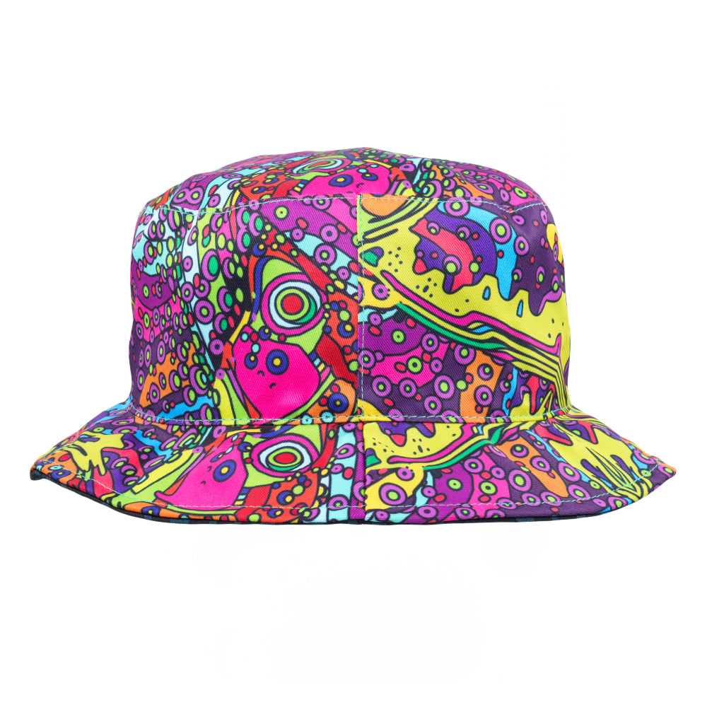 Android Jones Kilgore Trout Reversible Bucket Hat
- Fully Reversible
- Sublimation Printing
- Embroidered Artwork
- Stash Pocket
- Limited Edition of 300