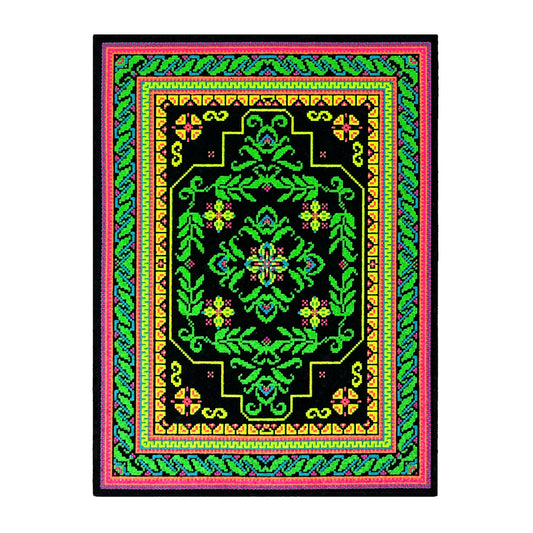 Beach Blast III Bitrug, 2026 UV & Glow Screen Print on Moodmat 8.25 x 11 in Edition of 222
