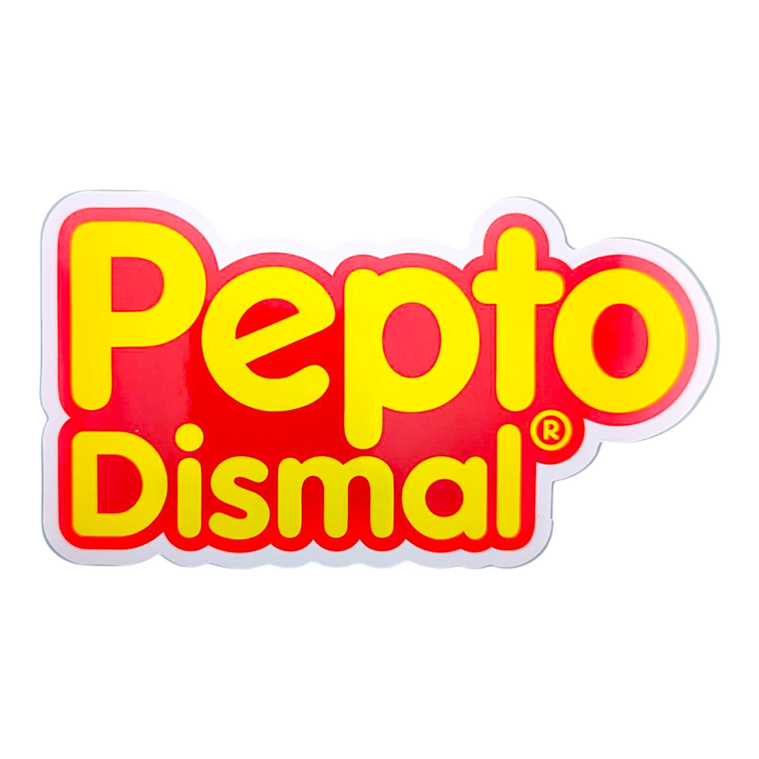 Ben Frost Pepto Dismal Sticker

Includes (1) 5 x 2.5” vinyl die cut sticker