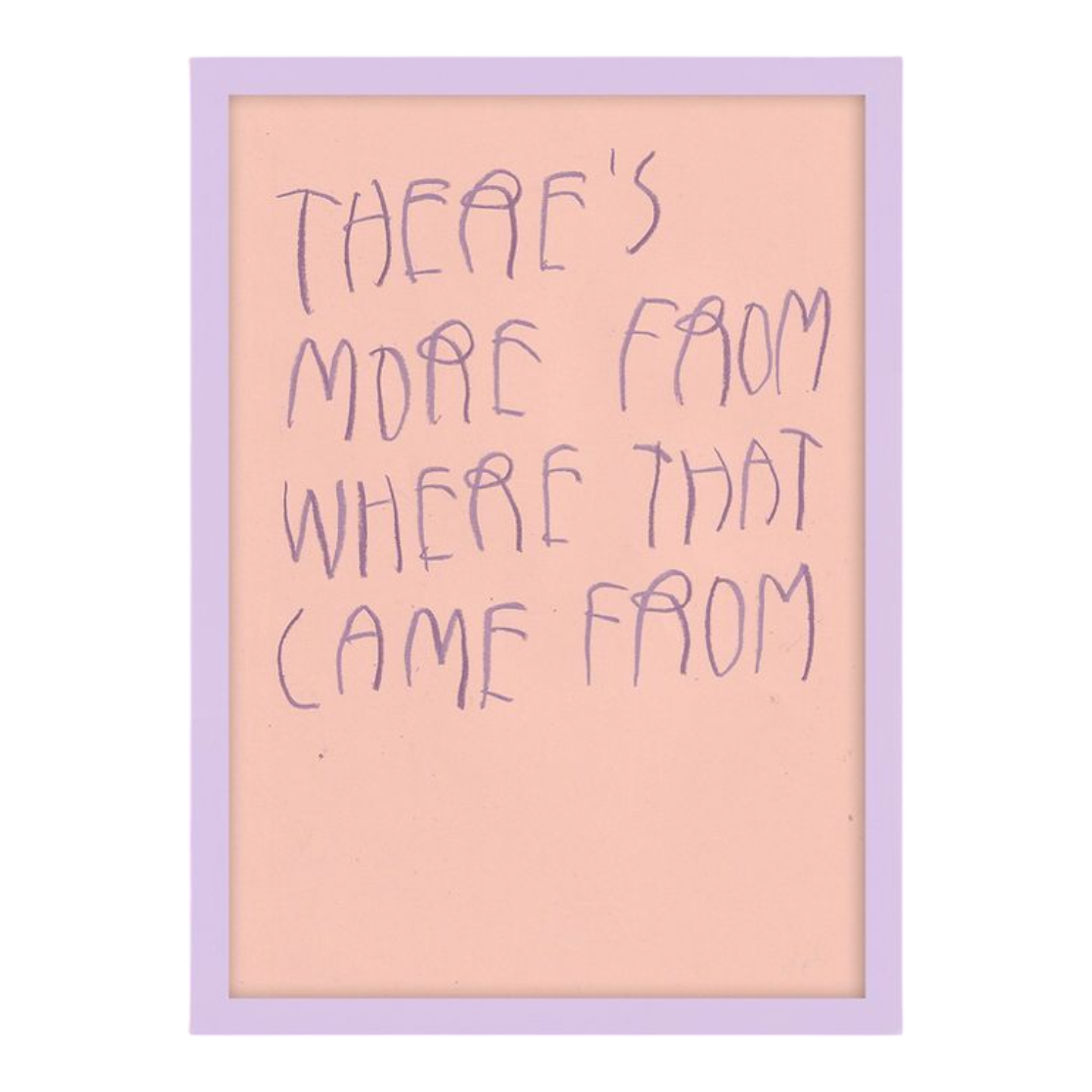 CB Hoyo 
There’s More From Where That Came From, 2024 
Permanent wax pastels on 80gr Paper 
8.27 x 11.69 in | 21 x 29.7 cm 

Unique piece. Hand signed + dated by the artist on verso. Accompanied by original proof of purchase. 