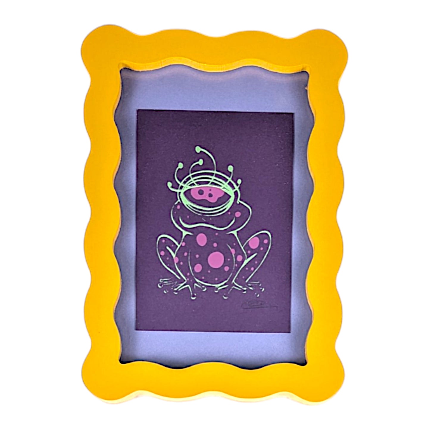 Chandler Condon "RibEye (Purple Shimmer)" Micro Print - Framed